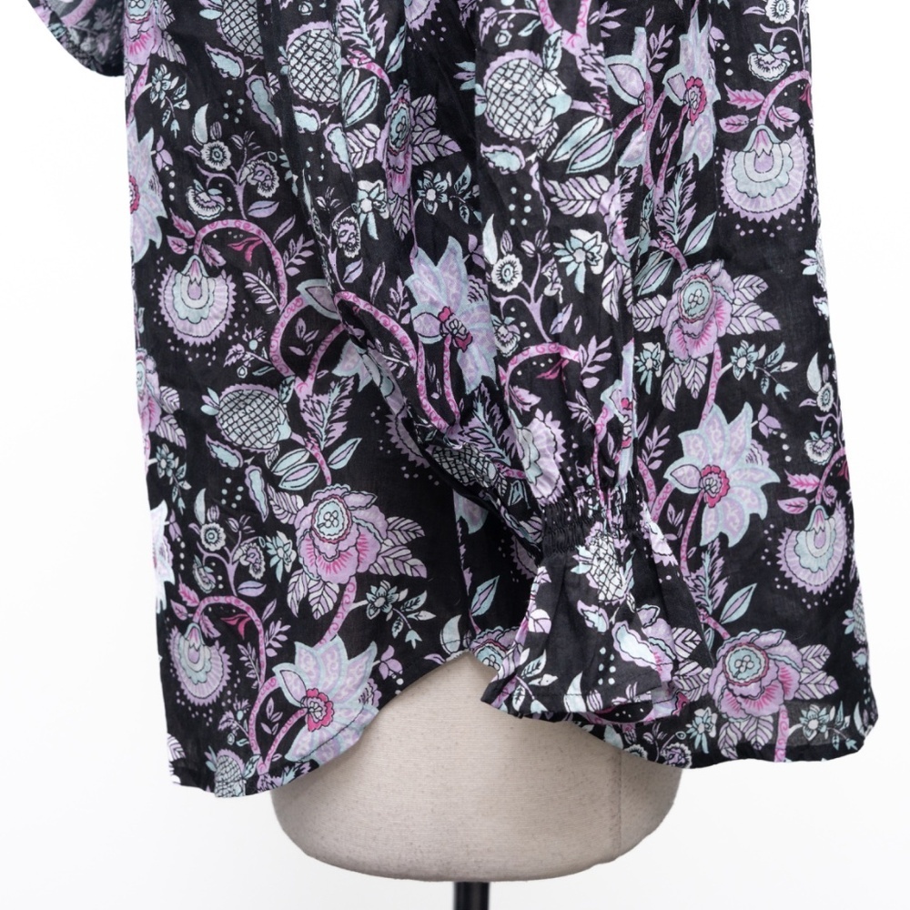 Mille‎ - May Linen Ruffle Blouse - Picture 6 of 11